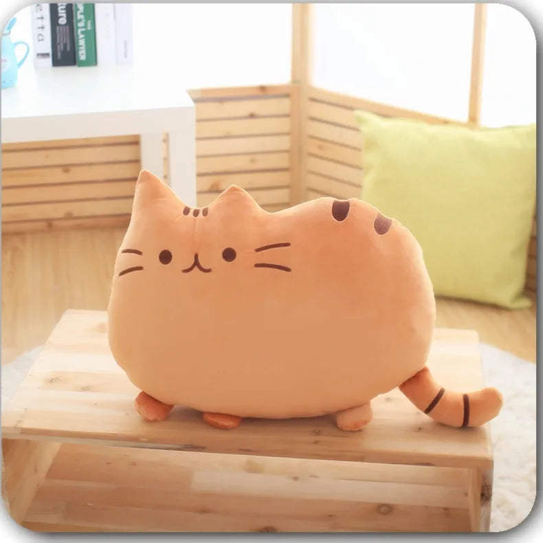 Cute Cat Plush Doll – Soft Stuffed Pillow Toy