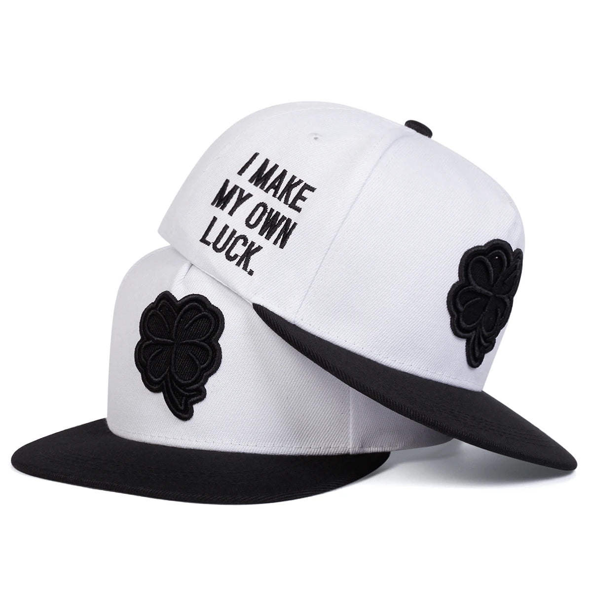 Unisex Four Leaf Clover Embroidered Baseball Cap – Adjustable Hat