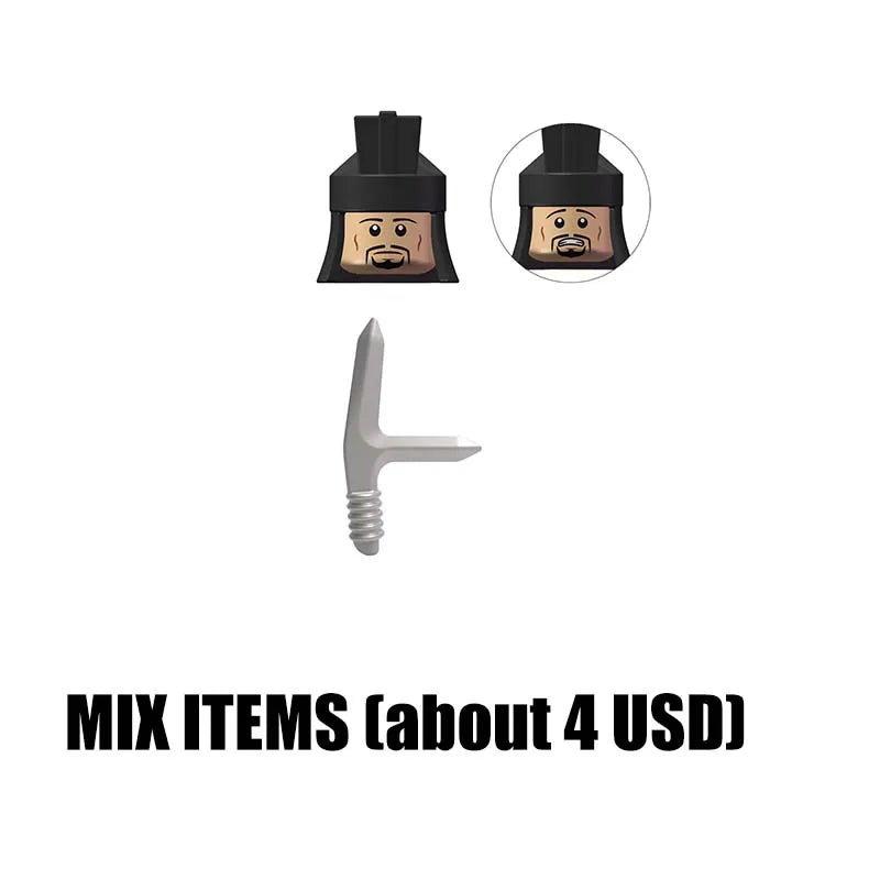 Mix Items Building Blocks Toys for Children Single