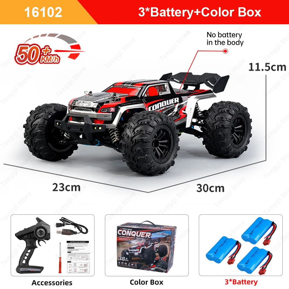 Teeggi 16101/16102 PRO – 1:16 4WD RC Drift Car 70KM/H High-Speed Off-Road