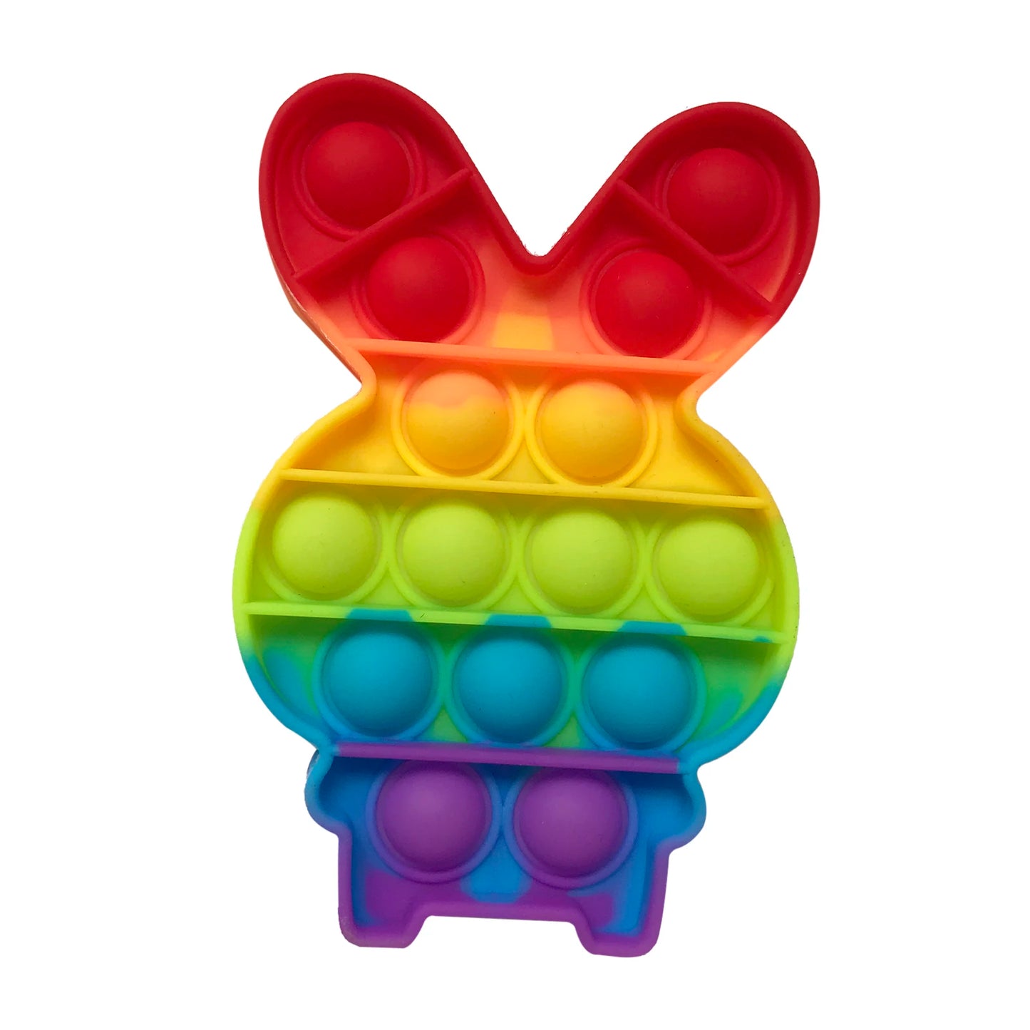 Rainbow Fidget Reliver Stress Toys Push Bubble Antistress Toys