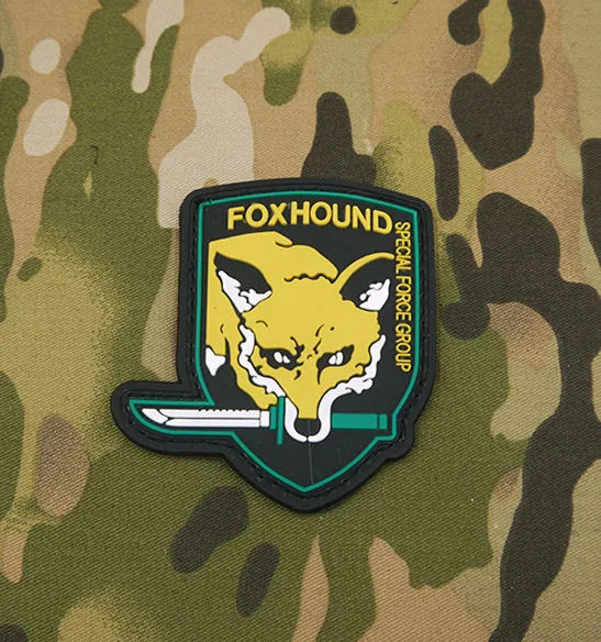 Metal Gear Solid MGS 5 Diamond Dogs Special Force Group Ghost Embroidered Patch