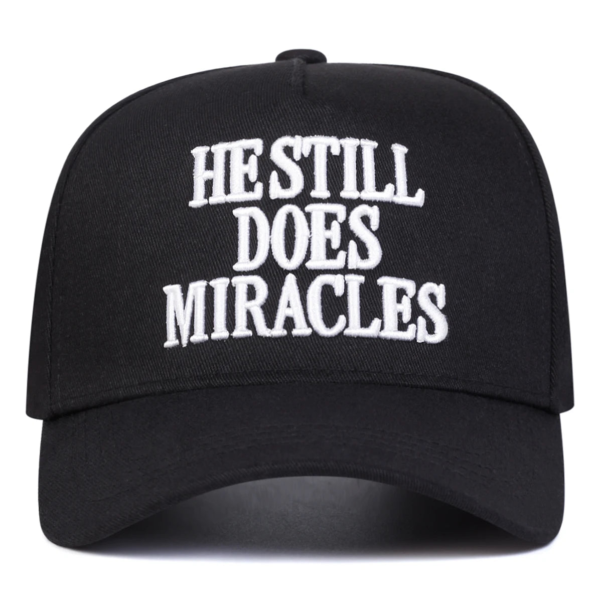 Unisex HESTILL DOES MIRACLES Embroidered Baseball Cap – Adjustable Hat
