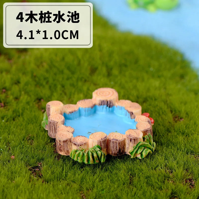 A Miniature Wonderland Well Statue - Handmade Resin Collection Micro Landscape Decoration