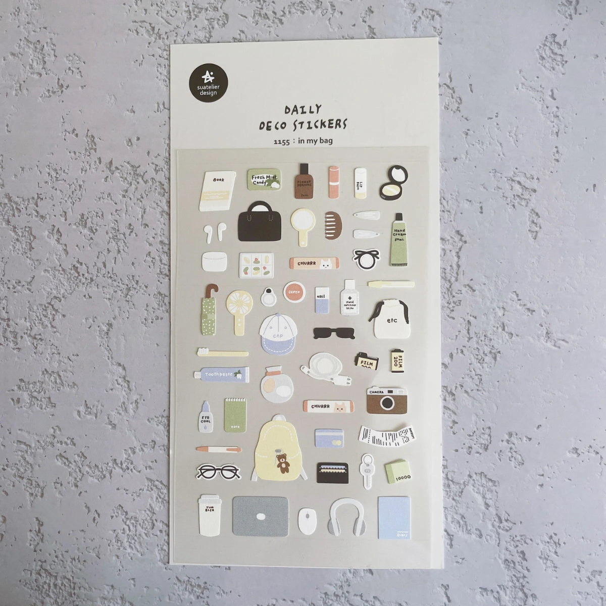 Korean Import Original Collection Kawaii Daily Stickers