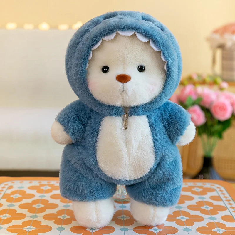 Bear Plush Toy Stuffed Animals Teddy Bear Wear Suit Soft Doll