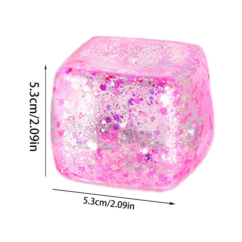 Maltose Cube Stress Squeeze Toy Decompression Small Ice Cubes Anti Stress Slow Rebound