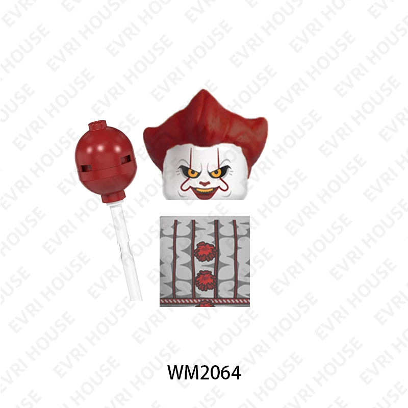 Horror Movie Mini Action Figures Bricks