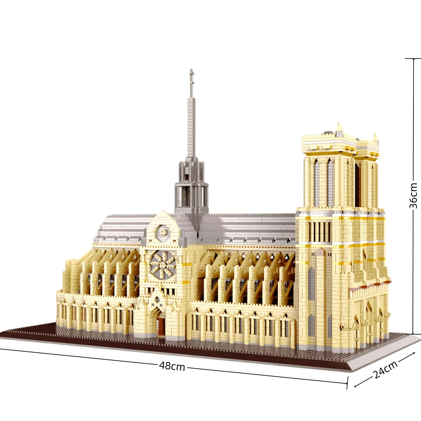 Louvre Micro Mini Building Blocks for Adult, Architecture Toys Set