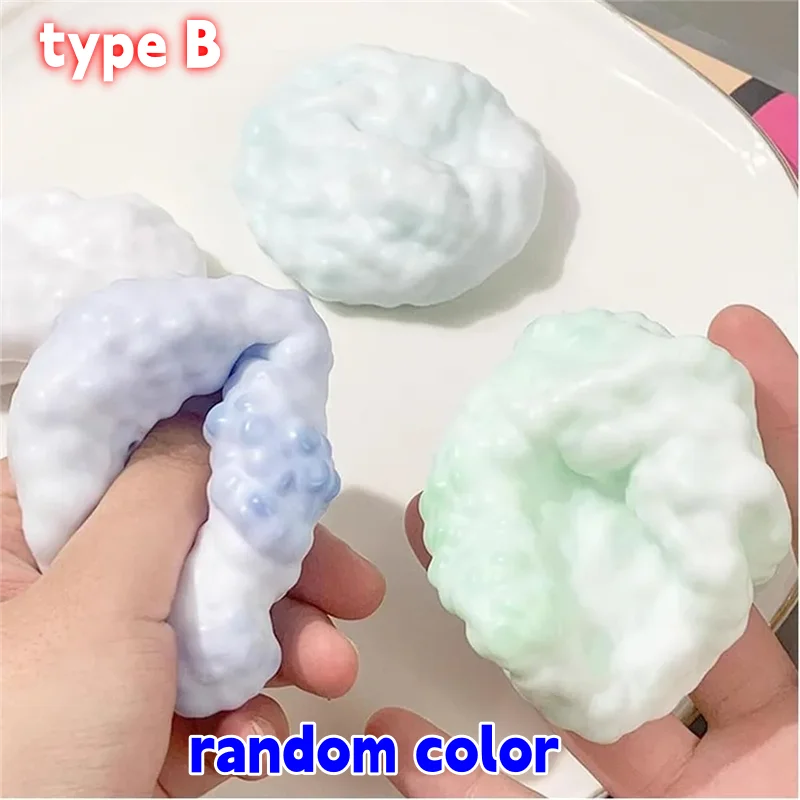 Shapeable Vacuum Squishies Sand Ball Grape Stress Ball Stress Relief