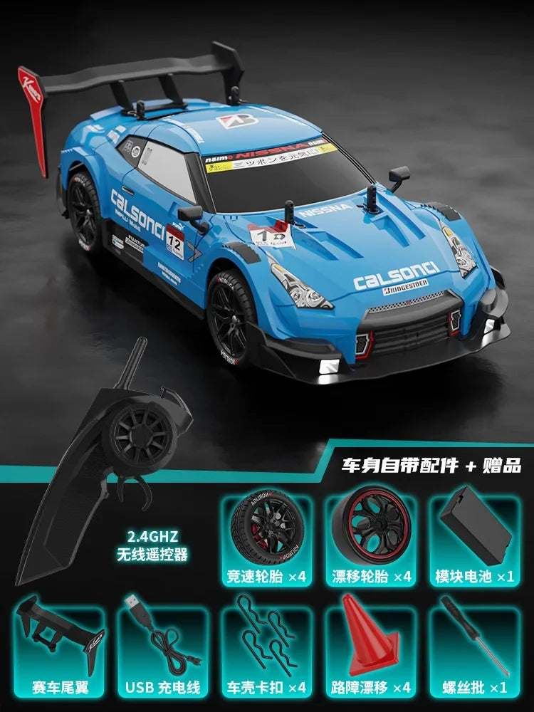 GTR RC Drift Car 2.4G – 4WD Remote Control Racing Toy for Kids
