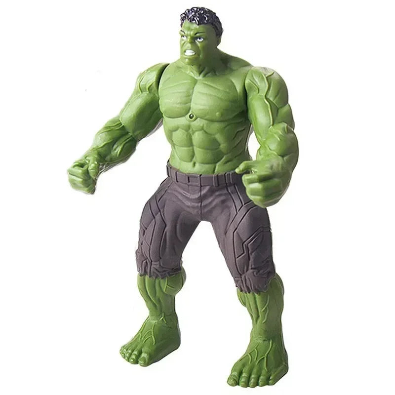 Marvel Anime Figures Spiderman Hulk Action Figure Iron Man Cartoon Kids Toy