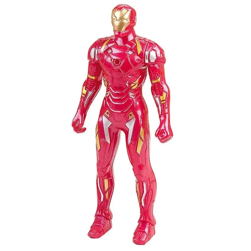 Marvel Anime Figures Spiderman Hulk Action Figure Iron Man Cartoon Kids Toy