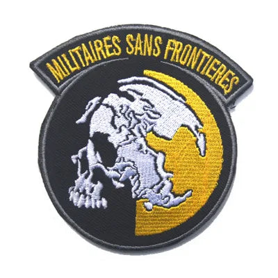 Metal Gear Solid MGS 5 Diamond Dogs Special Force Group Ghost Embroidered Patch