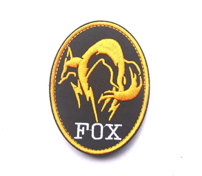 Metal Gear Solid MGS 5 Diamond Dogs Special Force Group Ghost Embroidered Patch