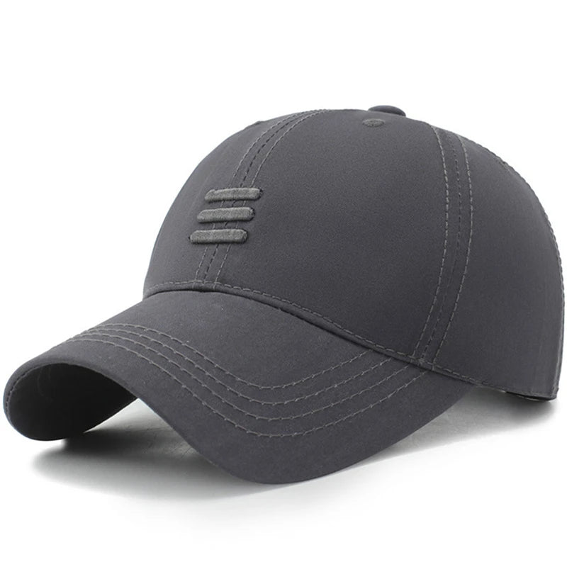 Men’s Cotton Baseball Cap – Black Adjustable Dad Hat