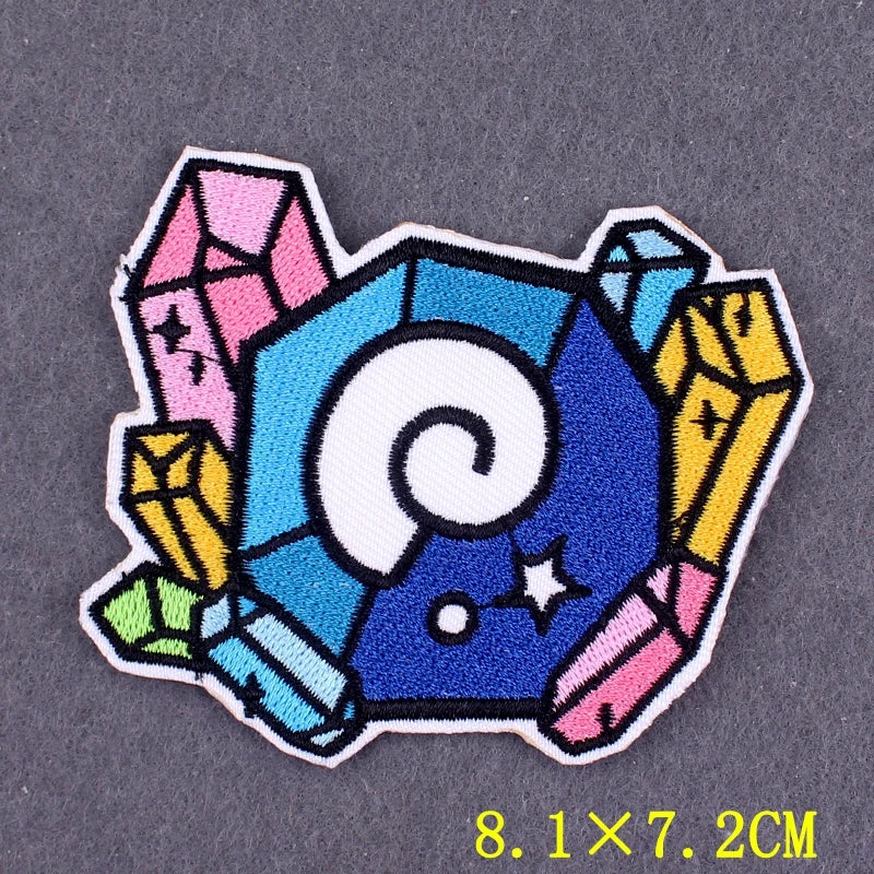 Pixel Heart Clothing Thermoadhesive Patches On Backpack Video Game Clothing Stickers