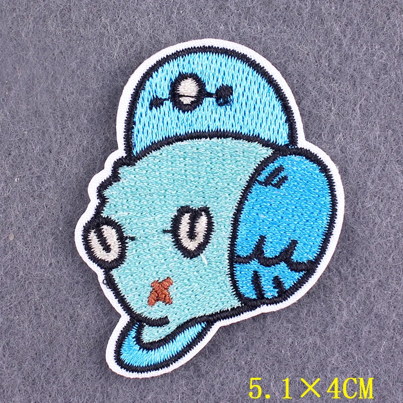 Pixel Heart Clothing Thermoadhesive Patches On Backpack Video Game Clothing Stickers