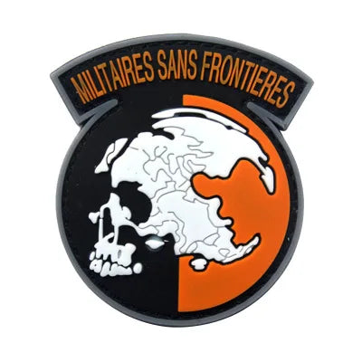 Metal Gear Solid MGS 5 Diamond Dogs Special Force Group Ghost Embroidered Patch