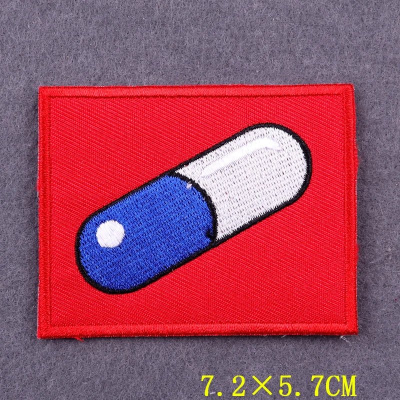 Pixel Heart Clothing Thermoadhesive Patches On Backpack Video Game Clothing Stickers