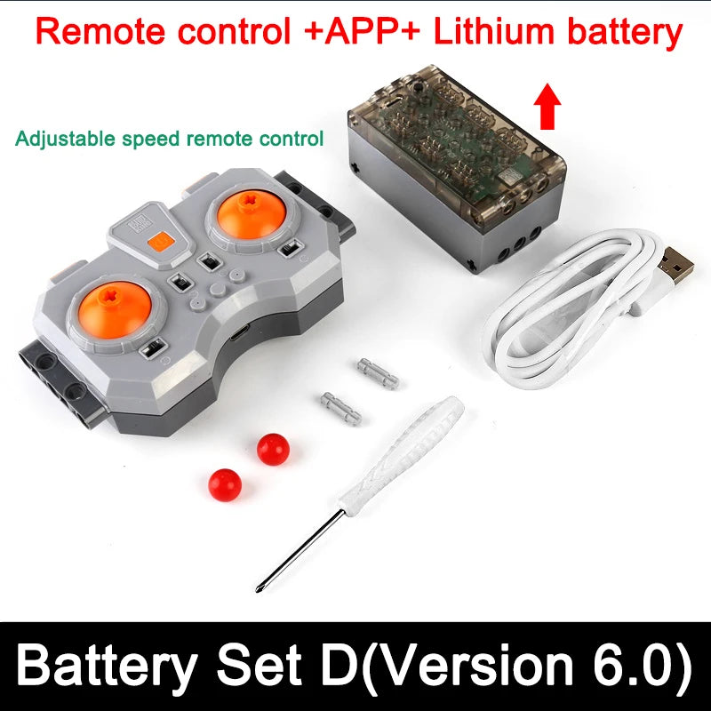 Technical Electronic Building Block MOC Refit Accessories Micro-motor RC Power Functions Parts