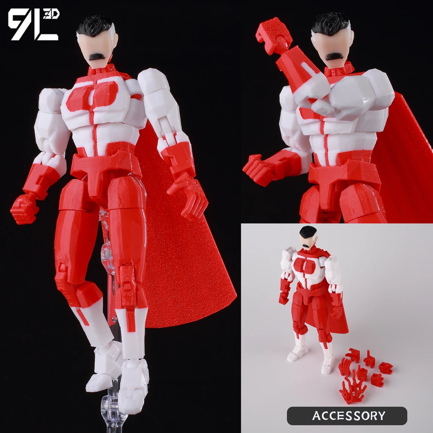 LUCKY13 Titan13 Multi-Joint Superhero Collectible Figure