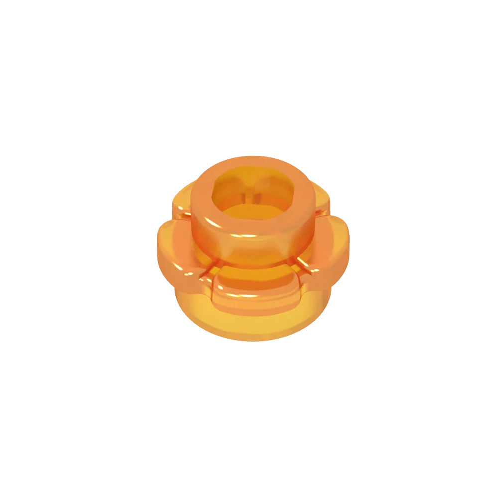 Round 1 x 1 with Flower Edge (5 Petals) Compatible Children's DIY