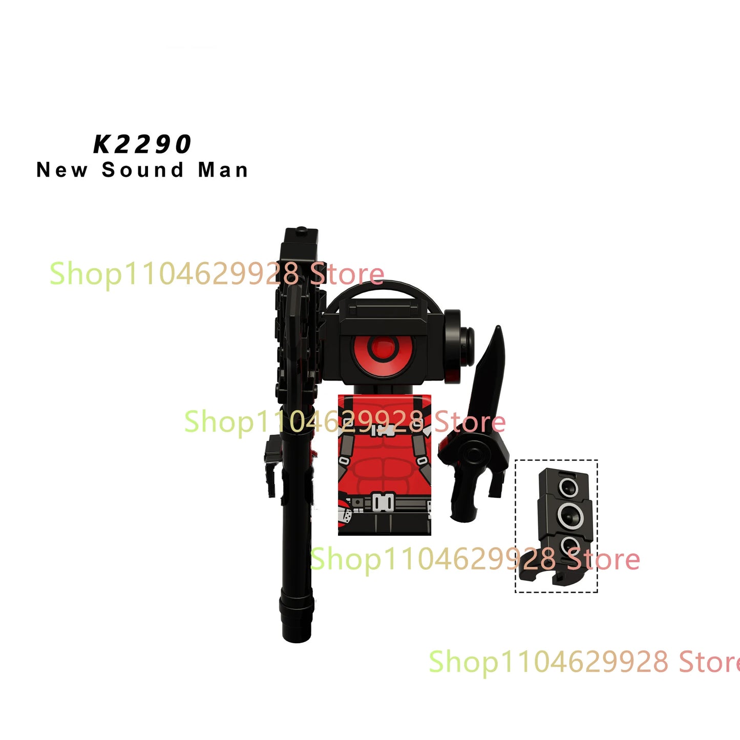 Skibidi Toilet Man Figures Anime Block Toys TvMan Titan Cameraman Speakerman Bricks Model Toy