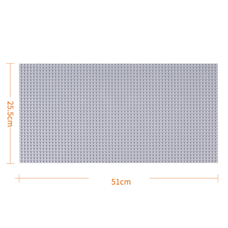 Single Layer Classic Block Base Plate, DIY Assembly Block Wall Compatible Brand Toys