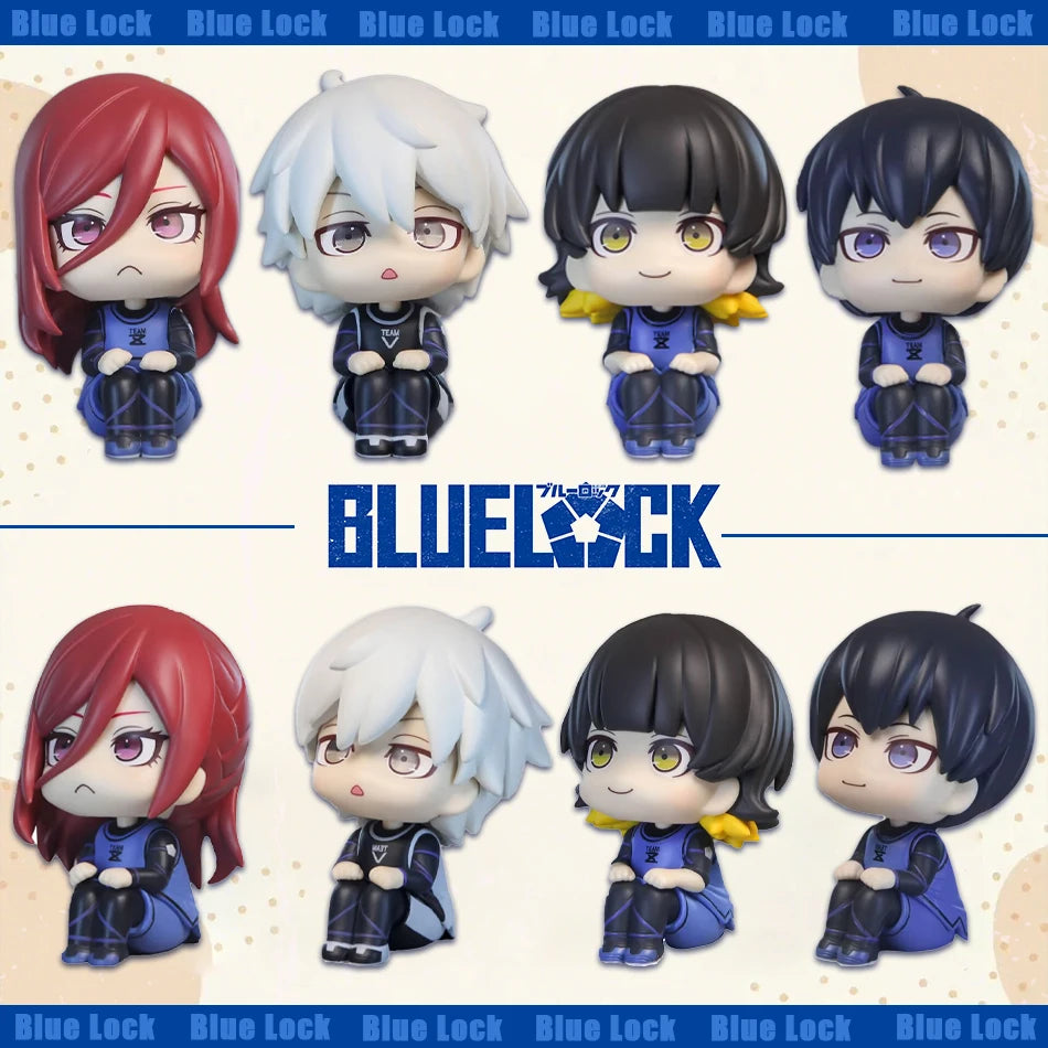 BLUE LOCK Action Anime Figure Q Version Figurine Collectible Model