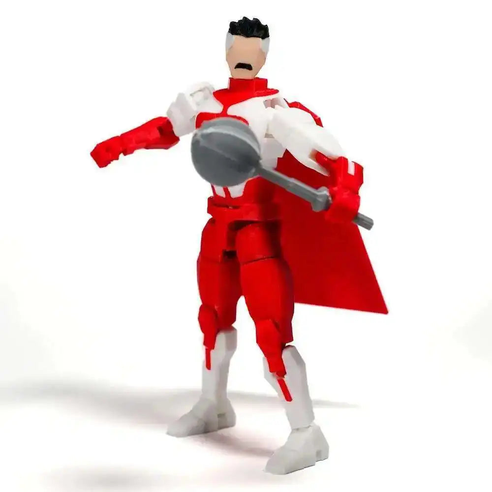 3D Printed Superheroes Invincible 2.0 Anime Multi-Jointed Shapeshift Toys Action Figures