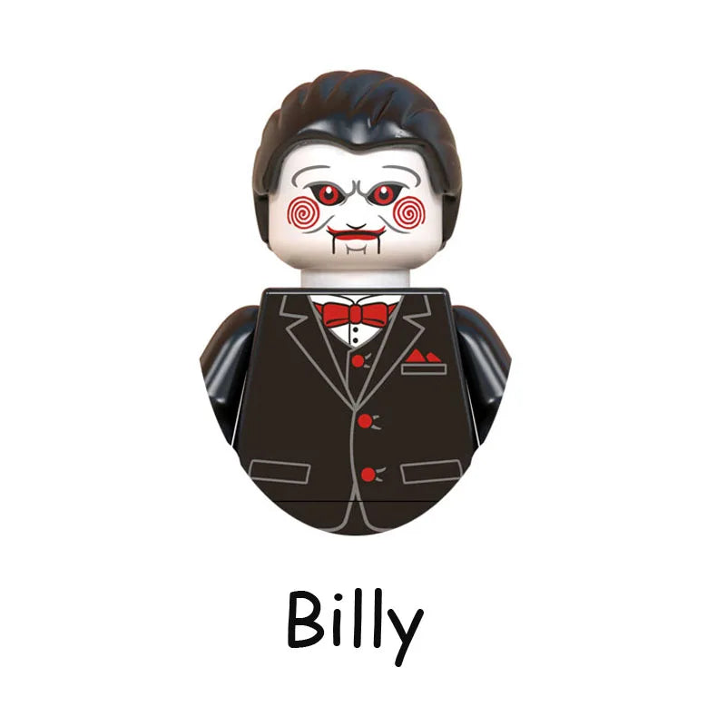 4Pcs/Set The Horrible Movie Dustin Mike Vecna Will Eleven Model Figure Blocks Construction Bricks Toys