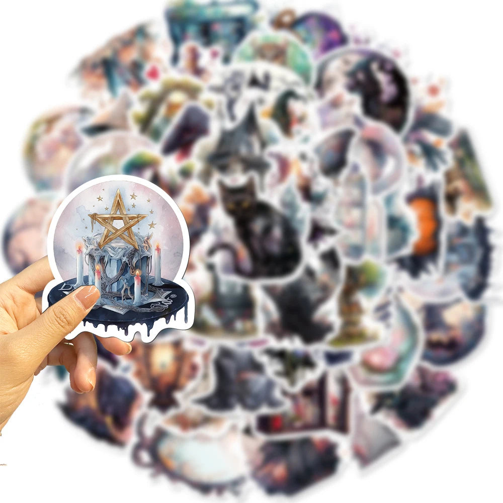 50/100Pcs Kawaii Pikachu Pokemon Sticker Waterproof