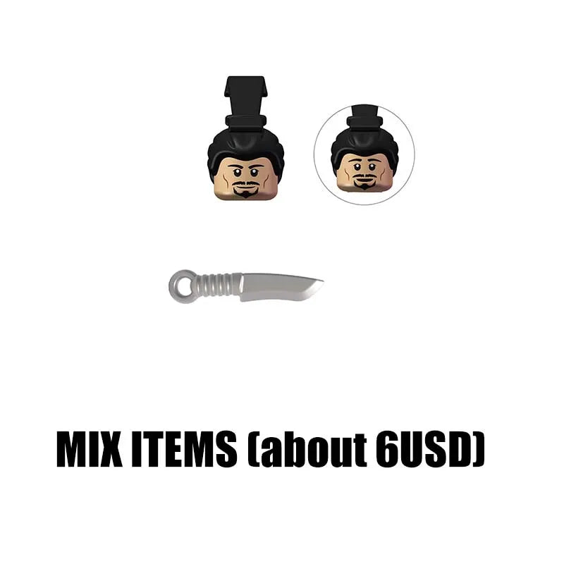 Mix Items Building Blocks Toys for Children Single