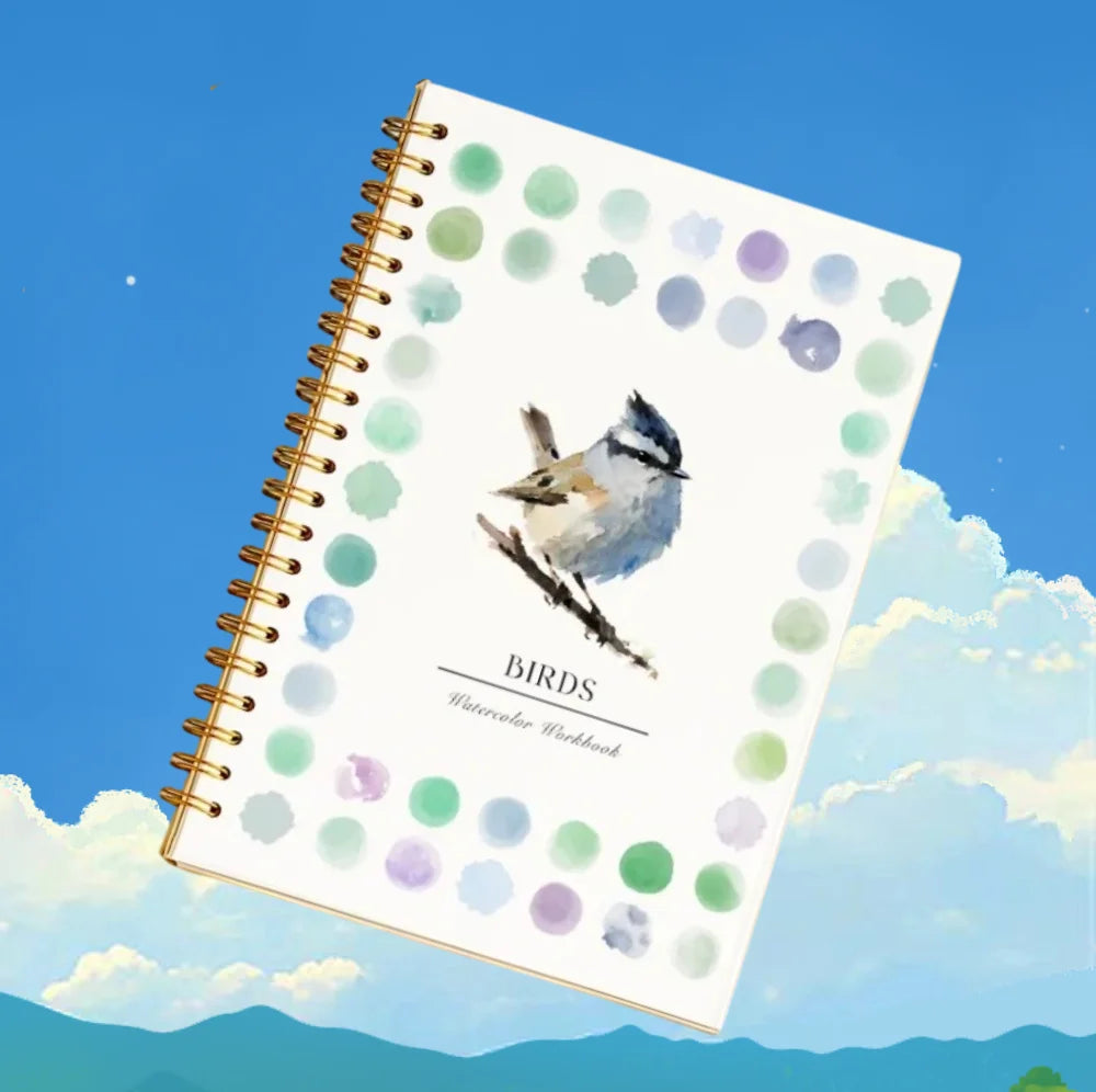 A Special Animal Themed Watercolor Coloring Book