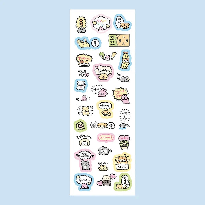 Korean Cartoon Cute Kawaii Graffiti Decorative Stickers
