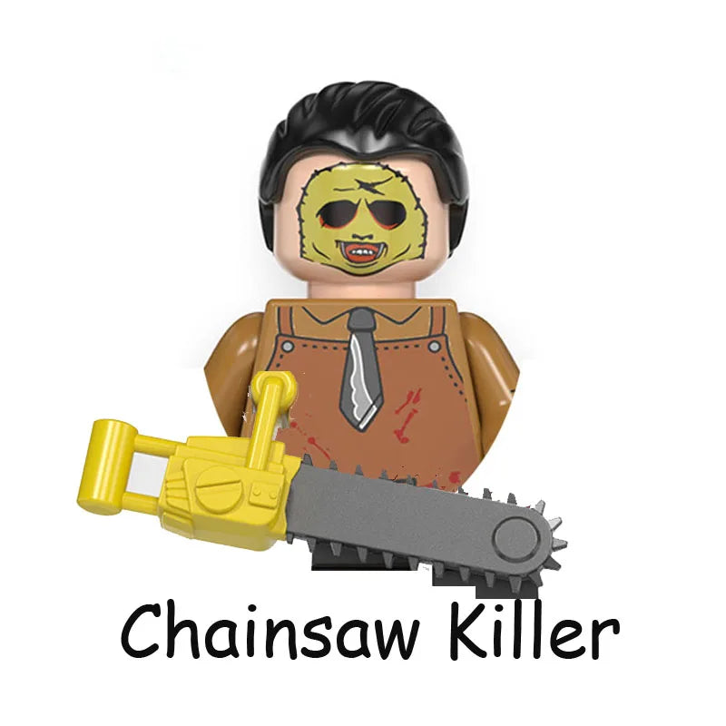 4Pcs/Set The Horrible Movie Dustin Mike Vecna Will Eleven Model Figure Blocks Construction Bricks Toys