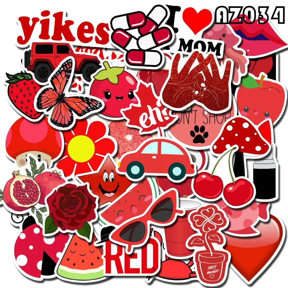 33 Styles Stickers 50PCS/Pack Decals Sticker For DIY Sticker