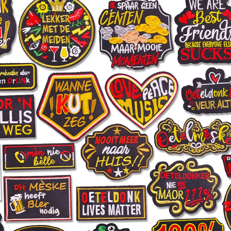 Netherland Embroidery Patches Netherland Carnival Patch Iron On Patches For Clothing