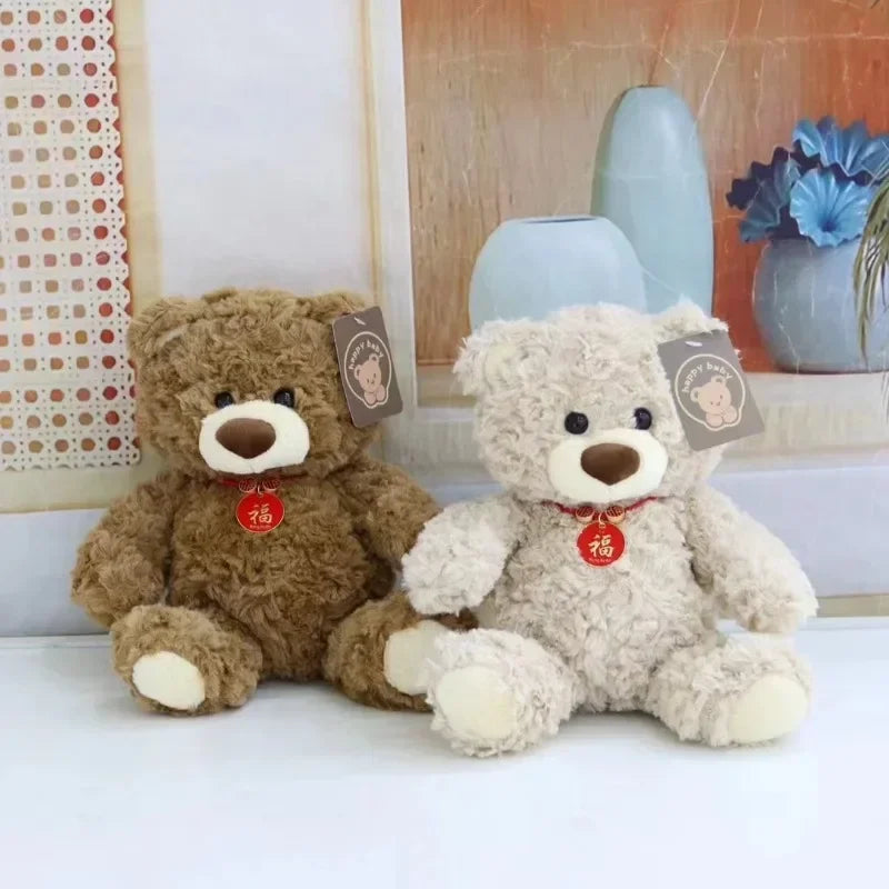 Cute Colorful Bow Tie Bear Doll Plush Toy Hug Bear Doll