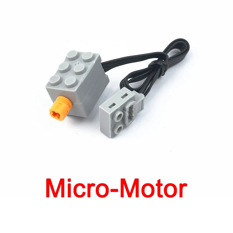 Technical Electronic Building Block MOC Refit Accessories Micro-motor RC Power Functions Parts