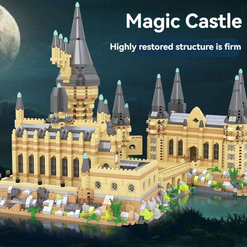 Magic Castle Medieval Architecture Building Set Creative Technical Assembly Bricks