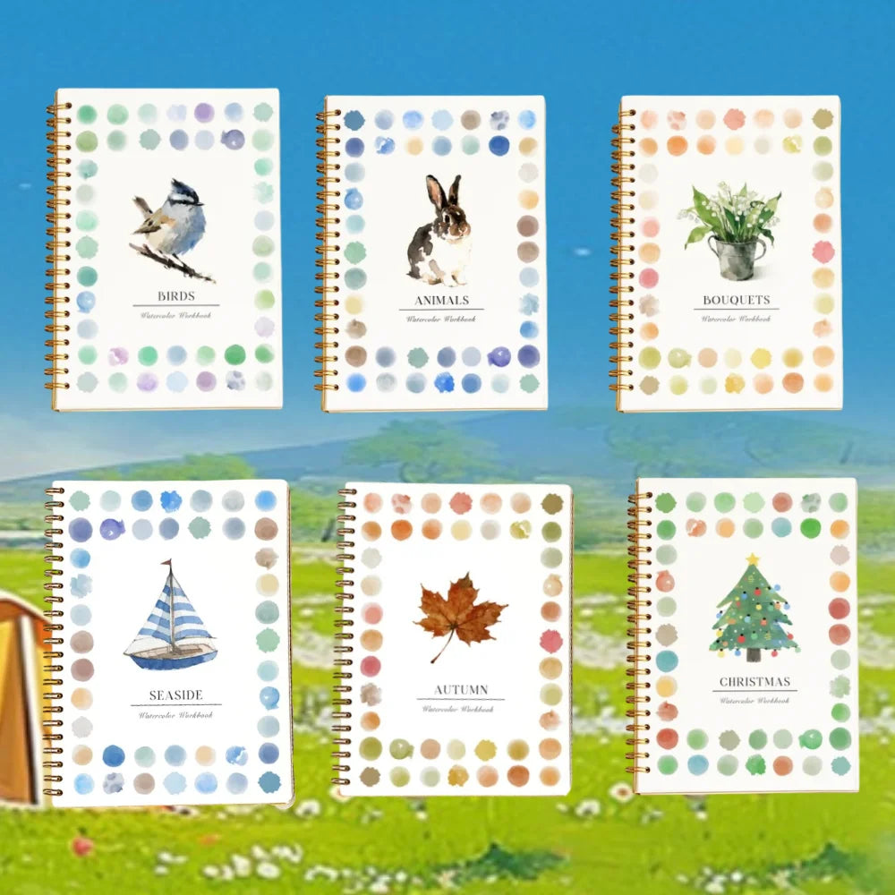 A Special Animal Themed Watercolor Coloring Book