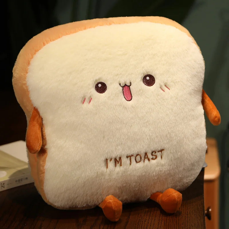 Bread Plush Toy – Cute Soft Pillow for Kids