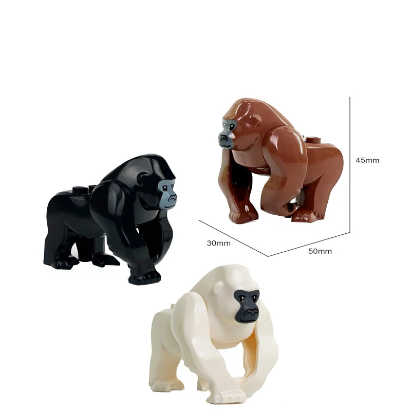 MOC Farm Zoo Animal Building Blocks Kids Toys