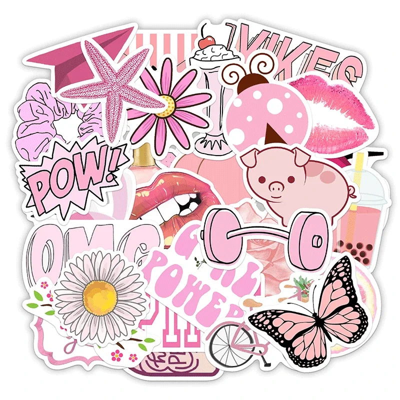 33 Styles Stickers 50PCS/Pack Decals Sticker For DIY Sticker