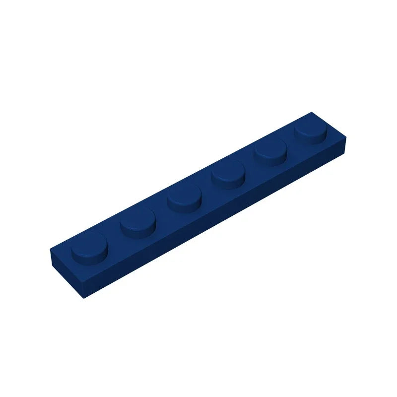 1 x 6 Compatible Children's DIY building block Particles Plate DIY