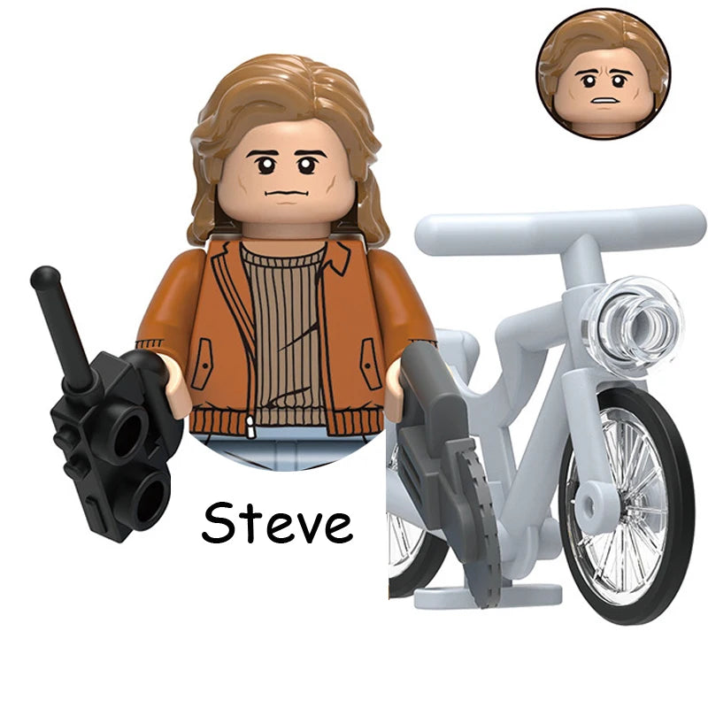 The Terrible Movie Upside Down Dustin Mike Lucas Will Eleven Model Building Blocks