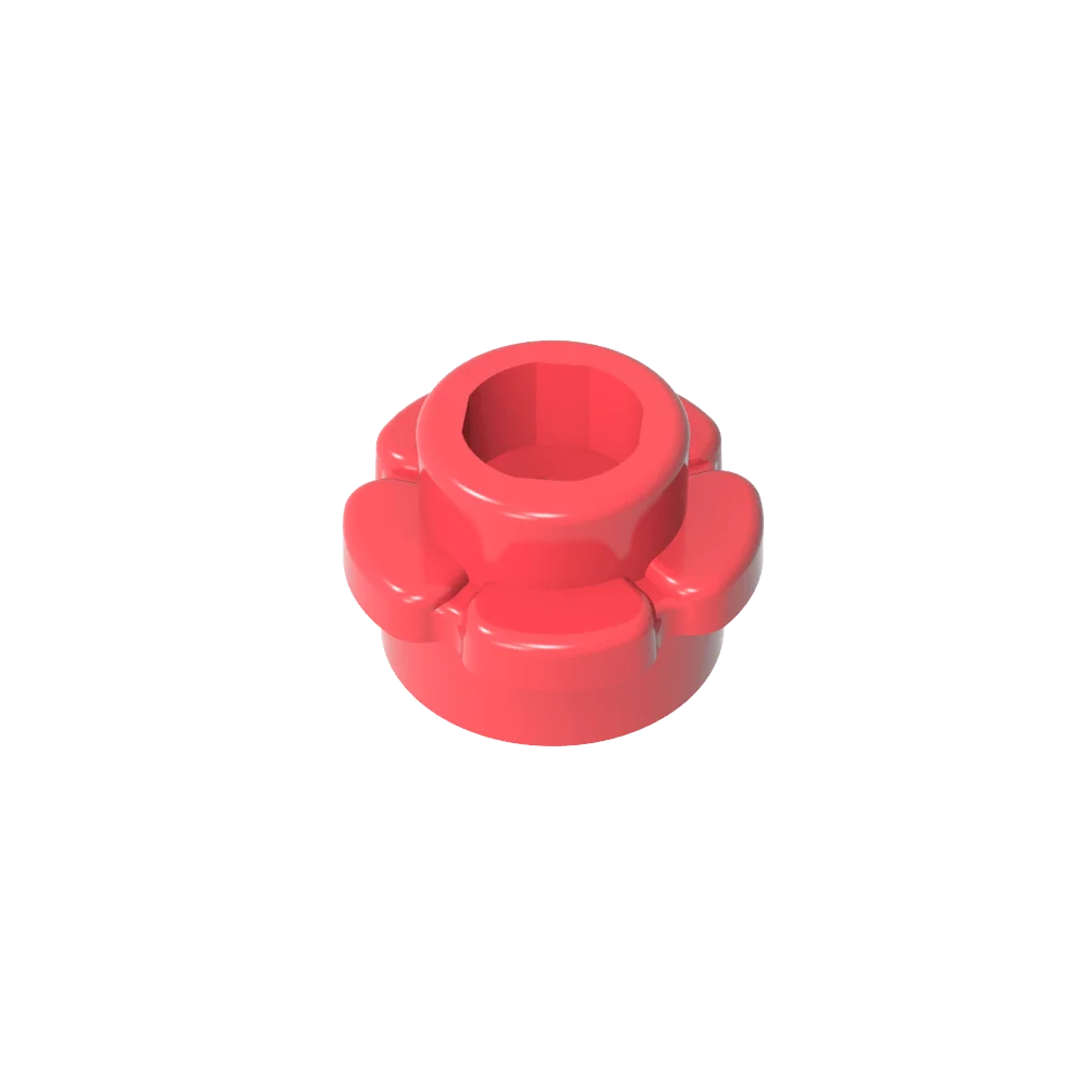 Round 1 x 1 with Flower Edge (5 Petals) Compatible Children's DIY