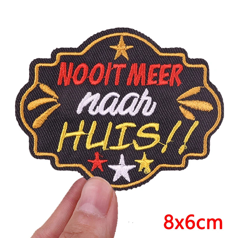 Netherland Embroidery Patches Netherland Carnival Patch Iron On Patches For Clothing